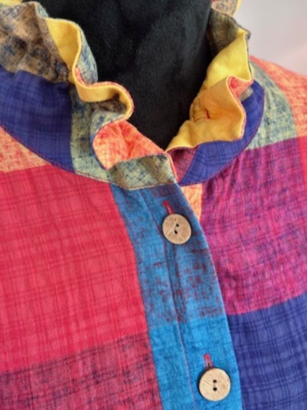 Terra Women's slightly crinkled cotton shirt - Picture 4 of 6